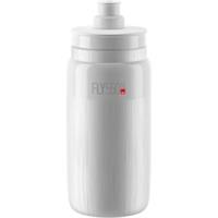 Elite Fly Tex 550ml Water Bottle White Cycling Hydration Drinks