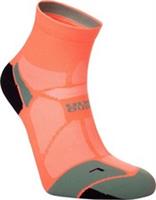 Hilly Marathon Fresh Anklet Running Socks Orange Cushioned Sports Training Run