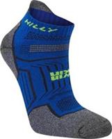 Hilly Twin Skin Socklet Running Socks Blue Anti Blister Double Layer Sports Run