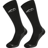 More Mile California Long Compression Socks 2 Pack Black Running Sports Run