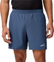 Brooks Journey Mens Running Shorts Blue 2 In 1 7 Inch Twin Short Run Training - M Regular