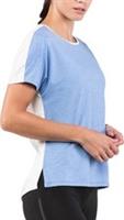 Ronhill Tech Glide Womens Training Top Blue Short Sleeve Gym Breathable T-Shirt