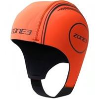 Zone3 Neoprene Swim Cap Orange Swimming Thermal