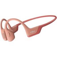 Shokz OpenRun Pro Wireless Bone Conduction Running Headphones Pink Padded Safety