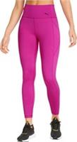 Puma Favourite Forever High Waist Womens Training Tights Pink 7/8 Cropped Gym - L Regular