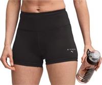 Puma X HYROX Essential Womens Short Tights Black Gym Training Workout Shorts
