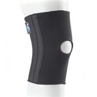 Ultimate Performance Elastic Knee Stabilizer with Springs Black Support Gym