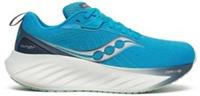 Saucony Triumph 22 Womens Running Shoes Blue Cushioned Comfort Sports Trainers