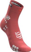 Compressport Pro Racing V3.0 High Running Socks Pink Womens Compression Support