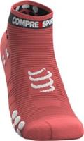 Compressport Pro Racing V3.0 Low Running Socks Pink Cushioned Support Thermal