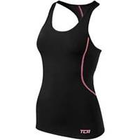 TCA Pro Performance Womens Running Vest Black Base Layer Run Sleeveless Tank Top