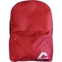 More Mile Cross Avenue Backpack Red Stylish Travel Gym Training Bag Mens Womens
