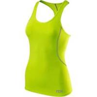 TCA Pro Performance Womens Running Vest Green Base Layer Run Sleeveless Tank Top