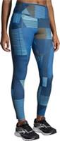 Brooks Method Womens Running Tights Blue 7/8 Cropped Compression Training Run - S Regular
