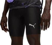 Puma Raceday Ultraform Mens Short Tights Black 9 Inch Running Fitted Run Shorts - XL Regular