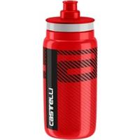 Castelli 550ml Water Bottle Red Cycling Hydration Drinks