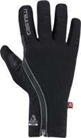 Castelli Espresso 2 Full Finger Cycling Gloves Black Waterproof Reflective Bike