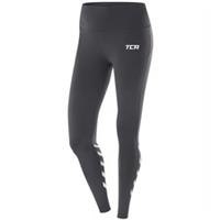 TCA Laser Tech Reflective Womens Running Tights Grey Gym Workout Fitness Ladies - XS Regular