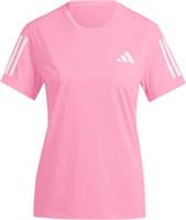 adidas RUN Event Womens Running Top Pink Short Sleeve Moisture Wicking T-Shirt - M Regular