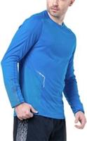 Ronhill Tech Reflect Mens Running Top Blue Long Sleeve Run Lightweight Jogging - L Regular