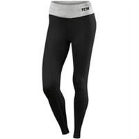 TCA Pro Performance Supreme High Waist Womens Running Tights Black Seamless Run - L Regular