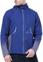 Ronhill Tech Reflect Mens Running Jacket Blue Hooded Run Lightweight Breathable - M Regular