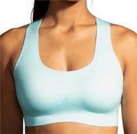 Brooks Dare Crossback 2.0 Womens Sports Bra Blue Seamless Moisture Wicking Run - 30" Regular
