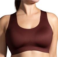 Brooks Dare Crossback 2.0 Womens Sports Bra Red Seamless Moisture Wicking Run - 30" Regular
