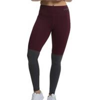 TCA Nova High Waist Womens Running Tights Red Run Sports Training Jogging Ladies - XS Regular
