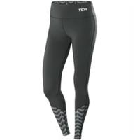TCA Impulse Womens Running Tights Grey Printed Run Sports Training Jogging Gym - M Regular