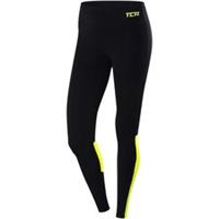 TCA Hex Mesh Womens Running Tights Black Run Breathable Sports Training Jogging - XS Regular