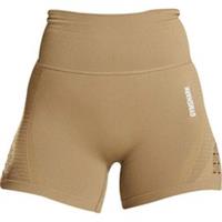 Gymshark Energy Seamless Womens Short Tights Brown Gym Training Workout Shorts