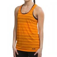 TCA Ultralite Womens Running Vest Orange Run Lightweight Breathable Tank Top