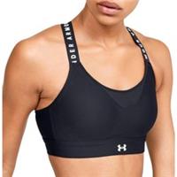 Under Armour Infinity High Womens Sports Bra Black Padded Breathable Gym Workout - XS Regular