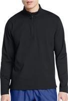 Under Armour Meridian Mens Running Top Black Long Sleeve Half Zip Run Jogging - M Regular