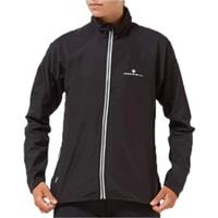 Ronhill Core Womens Running Jacket Black Run Lightweight Breathable Reflective - L Regular