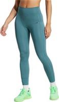 adidas Optime Stash Womens Training Tights Green 7/8 Cropped Gym Fitness Workout - L Regular