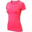 TCA Womens Pro Performance Training Top Pink Short Sleeve Baselayer Running