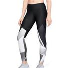 Under Armour Womens Balance Q1 Training Tights Black Graphic Stretchy Gym Tight