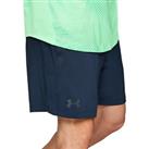 Under Armour Mens MK1 HeatGear Training Shorts Blue 7" Fitted Gym Workout Short