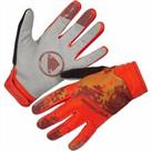 Endura SingleTrack Windproof Full Finger Cycling Gloves - Orange