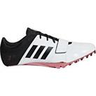 adidas Mens Adizero Prime Accelerator Running Jogging Spike Shoes Trainers White