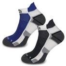 More Mile Miami Running Socks 2 Pack Cushioned Breathable Supportive Sports Sock