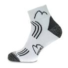 More Mile Coolmax Cushioned Running Socks White Ventilated Sports Trainer Sock