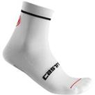 Castelli Entrata 9 Cycling Socks - White
