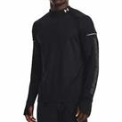 Under Armour OutRun The Cold Long Sleeve Mens Running Top - Black - S Regular