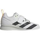 adidas Womens AdiPower II Weightlifting Shoes Trainers Sports Lace Up - White