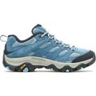 Merrell Womens Moab 3 Vent Walking Shoes Outdoor Hiking Trainers - Blue