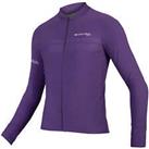 Endura Mens Pro SL II Long Sleeve Cycling Jersey Tops - Purple