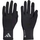 adidas Unisex AeroReady Running Gloves - Black